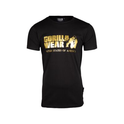 Gorilla Wear Classic T-shirt (fekete/arany)