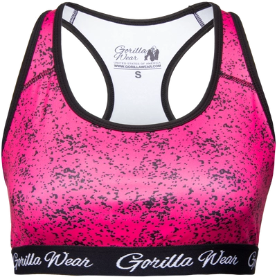Gorilla Wear Hanna Sport Bra (fekete/pink)