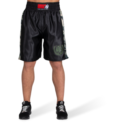 Gorilla Wear Vaiden Boxing Shorts (army zöld/terepminás)