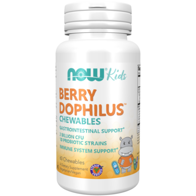 NOW Foods BerryDophilus™ (60 rágótabletta)