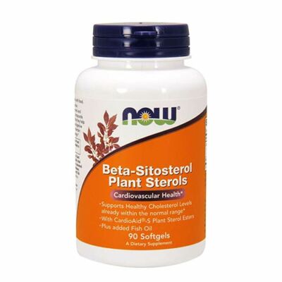 NOW Foods Beta-Sitosterol Plant Sterols (90 lágy kapszula)