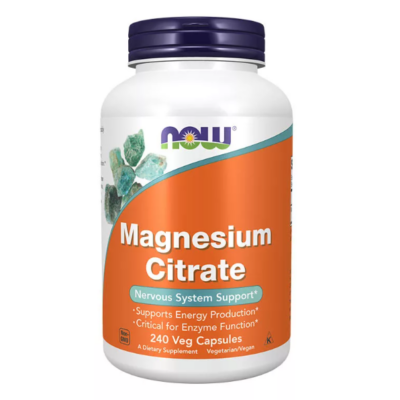 NOW Foods Magnesium Citrate (240 kapsula)