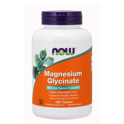 NOW Foods Magnesium Glycinate (180 tabletta)