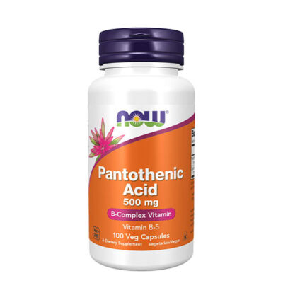 NOW Foods Pantothenic Acid (Pantoténsav) 500mg (100 kapszula)