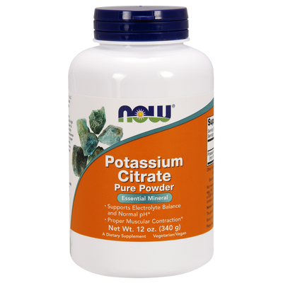 NOW Foods Potassium Citrate Pure Powder (340g)