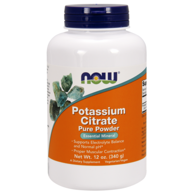 NOW Foods Potassium Citrate Pure Powder (340g)