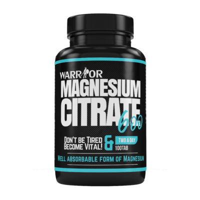 Warrior Magnesium Citrate 600 (magnézium-citrát) (100 tabletta)