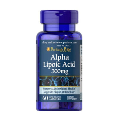 Puritan's Pride Alpha Lipoic Acid 300mg (60 kapszula)