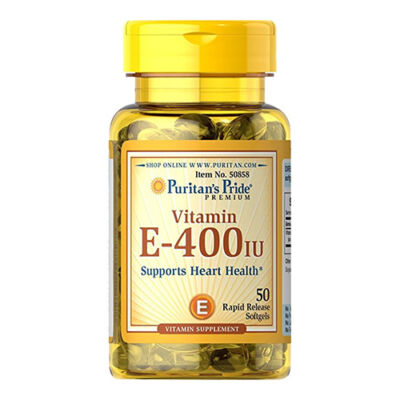Puritan's Pride Vitamin E-400 IU (50 lágy kapszula)