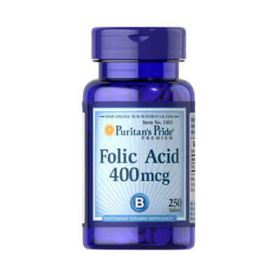 Puritan's Pride Folic Acid 400mcg (250 tabletta)