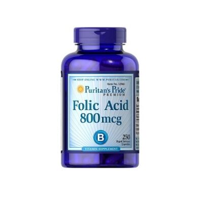 Puritan's Pride Folic Acid 800mcg (250 tabletta)
