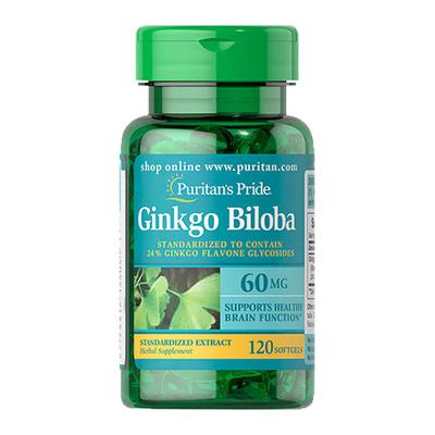 Puritan's Pride Ginkgo Biloba 60mg (120 lágy kapszula)