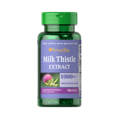 Puritan's Pride Milk Thistle Extract 1000mg (90 lágykapszula)