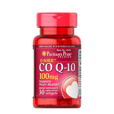 Puritan's Pride Q-SORB™ CO Q-10 100mg (30 lágy kapszula)