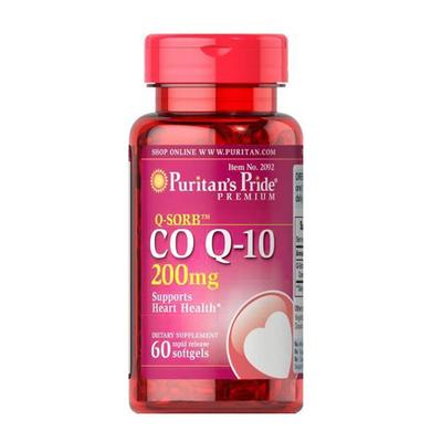 Puritan's Pride Q-SORB™ CO Q-10 200mg (60 lágy kapszula)