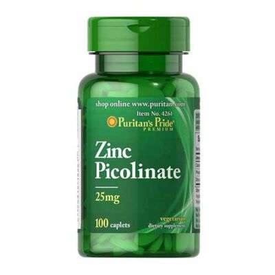 Puritan's Pride Zinc Picolinate 25mg (100 tabletta)