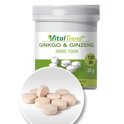 Vital Trend Ginkgo & Ginzeng (120 tabletta)