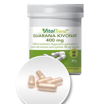 Vital Trend Guarana kivonat (22% koffein) 400 mg (60 kapszula)