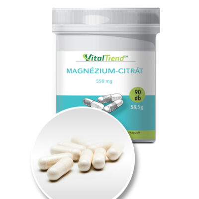 Vital Trend Magnézium-citrát 550 mg (90 kapszula)