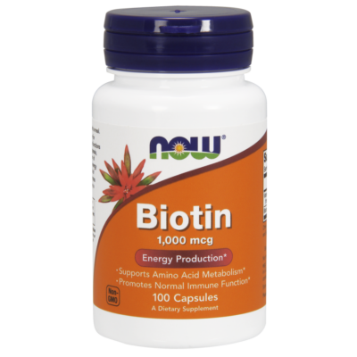 NOW Foods Biotin 1000mcg (100 kapszula)