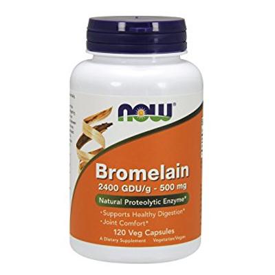 NOW Foods Bromelain 500mg (120 kapszula)
