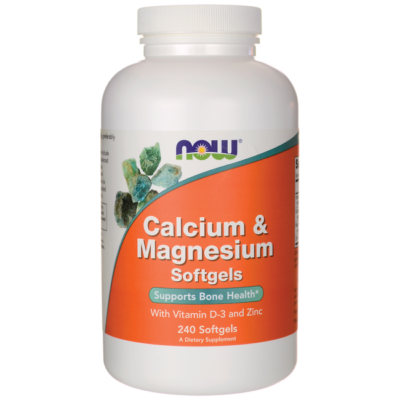 NOW Foods Calcium & Magnesium Softgels (240 lágy kapszula)