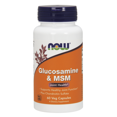NOW Foods Glucosamine & MSM (180 kapszula)