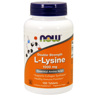 NOW Foods L-lysine (L-lizin) 1000mg (100 tabletta)
