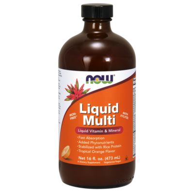 NOW Foods Liquid Multi Tropical Orange (473ml)