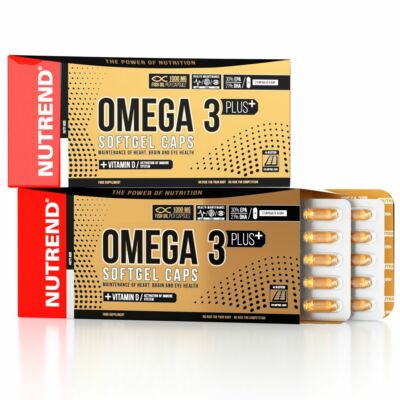 Nutrend Omega 3 Plus Softgel Caps (120 kapszula)
