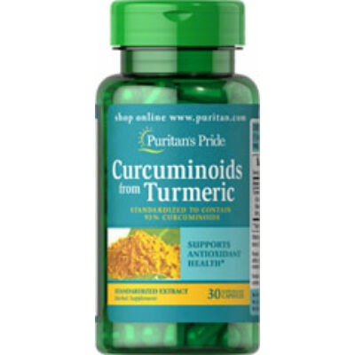 Puritan's Pride Curcuminoids From Turmeric (30 kapszula)