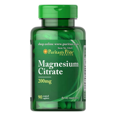 Puritan's Pride Magnesium Citrate 200mg (90 tabletta)