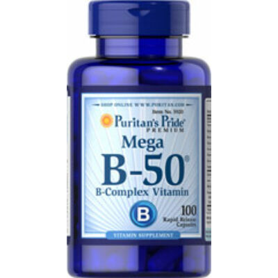Puritan's Pride Vitamin B-50 Complex (100 kapszula)