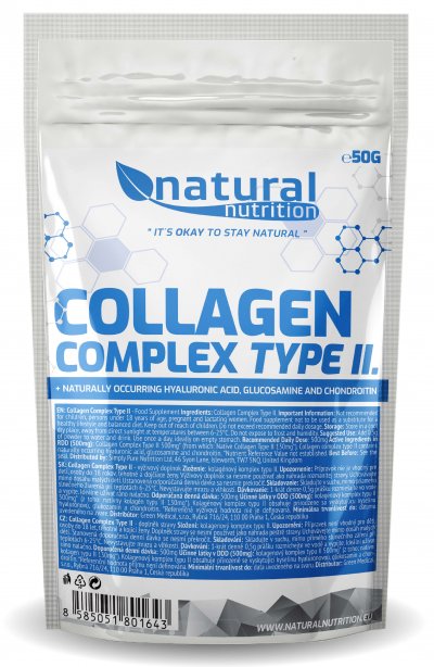 Natural Nutrition Collagen Complex Type Ii 2 Es Tipusu Csirke Kollagen Por 50g Natural Nutrition Extrafit Taplalekkiegeszito Webaruhaz